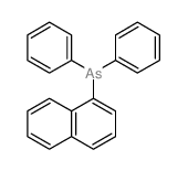 naphthalen-1-yl-diphenyl-arsane Structure