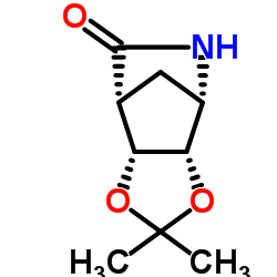 (1R,2S,6R,7S)-4,4-二甲基-3,5-二噁-8-氮杂三环(5.2.1.0(2,6))癸烷-9-酮结构式