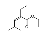 ethyl 2-ethyl-4-methylpent-2-enoate结构式