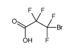 3-bromo-2,2,3,3-tetrafluoropropanoic acid Structure