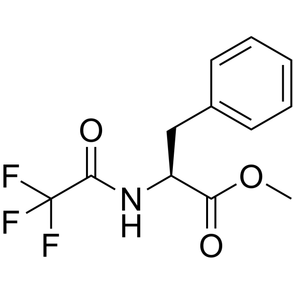 三氟乙酰基L-苯丙氨酸甲酯结构式