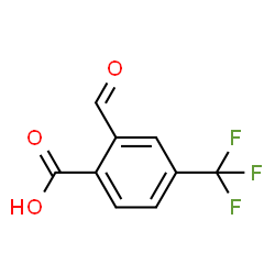 2-Formyl-4-(trifluoromethyl)benzoic acid结构式