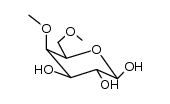 4.6-Di-O-methyl-α-D-glucopyranose Structure