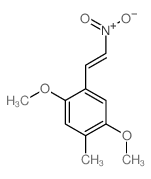 2,5-Dimethoxy-4-methyl-β-nitrostyrene结构式