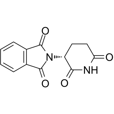 (R)-(+)-沙利度胺结构式