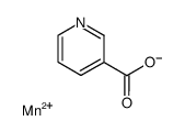 nicotinic acid, manganese (II)-nicotinate Structure
