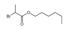 hexyl 2-bromopropanoate Structure