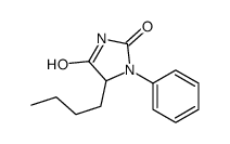 5-butyl-1-phenylimidazolidine-2,4-dione结构式