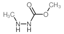 Hydrazinecarboxylicacid, 2-methyl-, methyl ester结构式