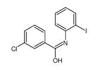 3-Chloro-N-(2-iodophenyl)benzamide结构式