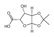 (3AS,5R,6S,6AS)-6-HYDROXY-2,2-DIMETHYLTETRAHYDROFURO[2,3-D][1,3]DIOXOLE-5-CARBOXYLIC ACID Structure