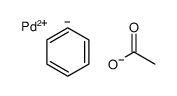 benzene,palladium(2+),acetate Structure