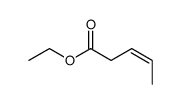 (E)-3-Pentenoic acid ethyl ester Structure