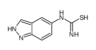 1-(1H-吲唑-5-基)硫代脲结构式