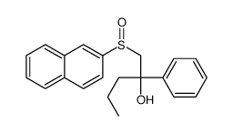 Benzyl alcohol, alpha-((2-naphthylsulfinyl)methyl)-alpha-propyl- Structure