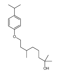 2,6-dimethyl-8-(4-propan-2-ylphenoxy)octan-2-ol结构式