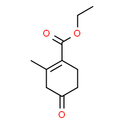 1-Cyclohexene-1-carboxylicacid,2-methyl-4-oxo-,ethylester(9CI) Structure