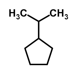 Isopropylcyclopentane structure