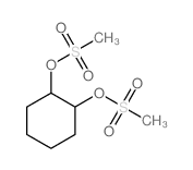 (2-methylsulfonyloxycyclohexyl) methanesulfonate结构式