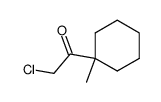 Ethanone, 2-chloro-1-(1-methylcyclohexyl)- (9CI)结构式