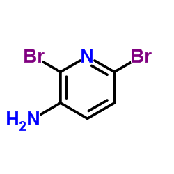 2,6-Dibromo-3-pyridinamine structure