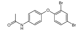 acetic acid-[4-(2,4-dibromo-phenoxy)-anilide]结构式