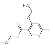 Ethyl 6-chloro-4-ethoxynicotinate structure