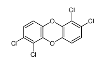 1,2,6,7-tetrachlorodibenzo-p-dioxin Structure