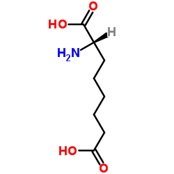 (S)-2-氨基辛二酸结构式