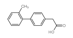 2-(2-甲基-[1,1-联苯]-4-基)乙酸结构式