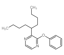 2-nonan-5-yl-3-phenoxy-pyrazine结构式