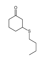3-butylsulfanylcyclohexan-1-one结构式