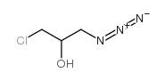 1-叠氮基-3-氯-2-丙醇结构式