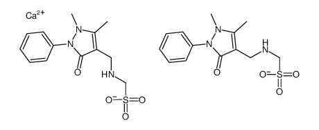 calcium [(2,3-dihydro-1,5-dimethyl-3-oxo-2-phenyl-1H-pyrazol-4-yl)methylamino]methanesulphonate Structure