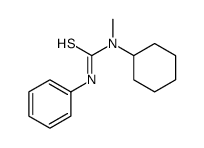 1-cyclohexyl-1-methyl-3-phenylthiourea结构式