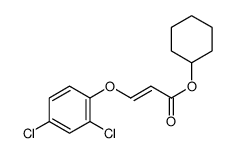 cyclohexyl (E)-3-(2,4-dichlorophenoxy)prop-2-enoate Structure