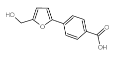 4-(5-羟基甲基-2-呋喃)-苯甲酸结构式