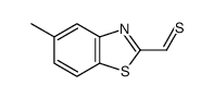 2-Benzothiazolecarbothioaldehyde,5-methyl-(9CI)结构式