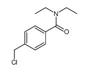4-(氯甲基)-N,N-二乙基苯甲酰胺结构式