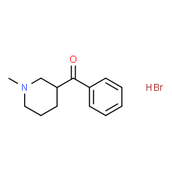 (1-METHYLPIPERIDIN-3-YL)(PHENYL)METHANONE HYDROBROMIDE结构式