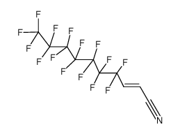 E-3-F-Heptyl 2-propenenitrile Structure