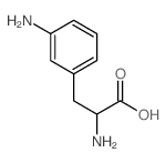 3-氨基-L-苯丙氨酸结构式