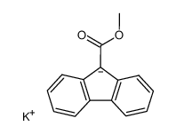 9-methoxycarbonylfluorene potassium salt Structure