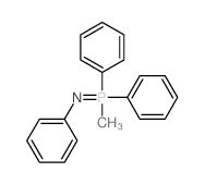 Benzenamine,N-(methyldiphenylphosphoranylidene)- Structure