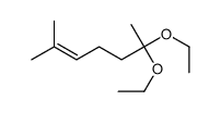 6,6-diethoxy-2-methylhept-2-ene结构式