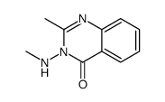 2-methyl-3-(methylamino)quinazolin-4-one Structure