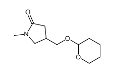 1-methyl-4-(oxan-2-yloxymethyl)pyrrolidin-2-one Structure