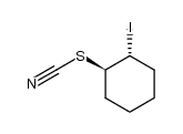 trans-1-iodo-2-thiocyanatocyclohexane Structure