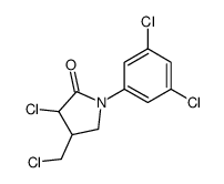 3-chloro-4-(chloromethyl)-1-(3,5-dichlorophenyl)pyrrolidin-2-one Structure