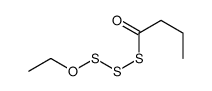 S-(ethoxydisulfanyl) butanethioate结构式
